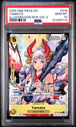 Yamato #016 2025 One Piece Promos PSA 10 Illustration Box Vol 2 g