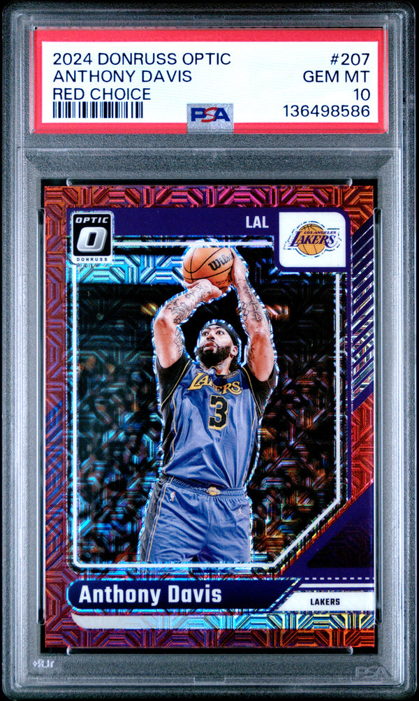 Anthony Davis #207 2024 Panini Donruss Optic PSA 10