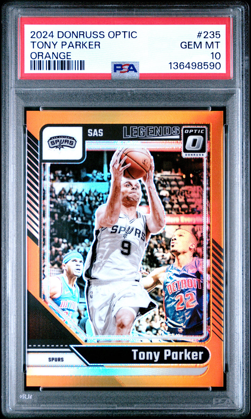 Tony Parker #235 2024 Panini Donruss Optic PSA 10
