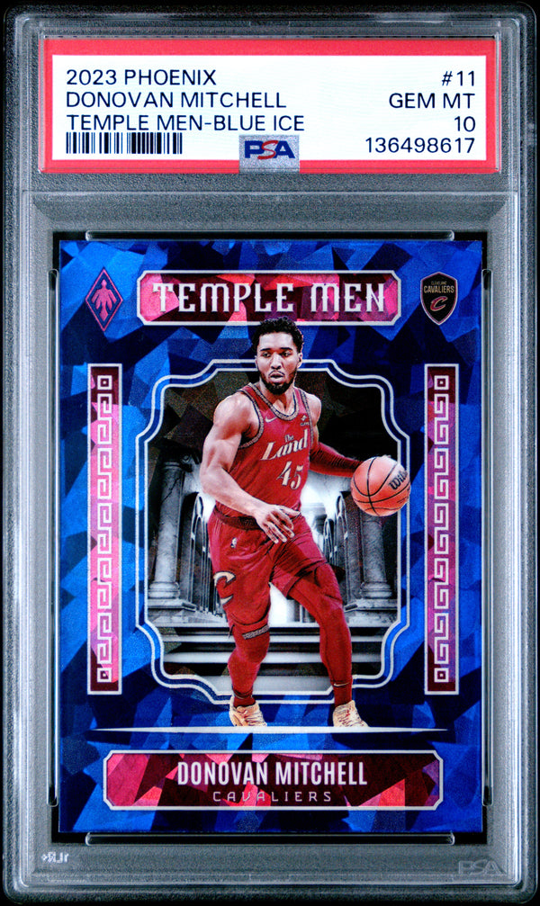 Donovan Mitchell #11 2023 Panini Phoenix Temple Men PSA 10