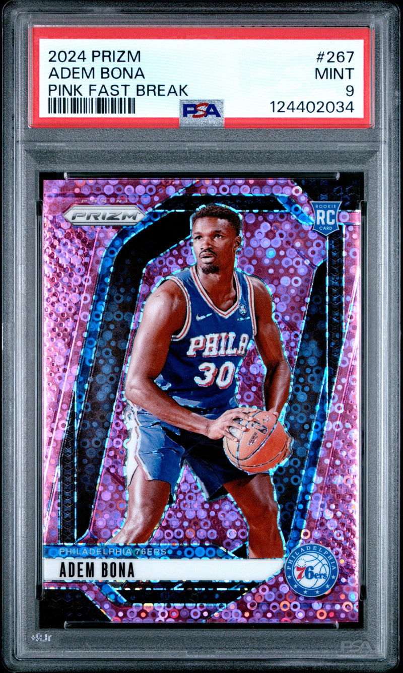 Adem Bona #267 2024 Panini Prizm PSA 9