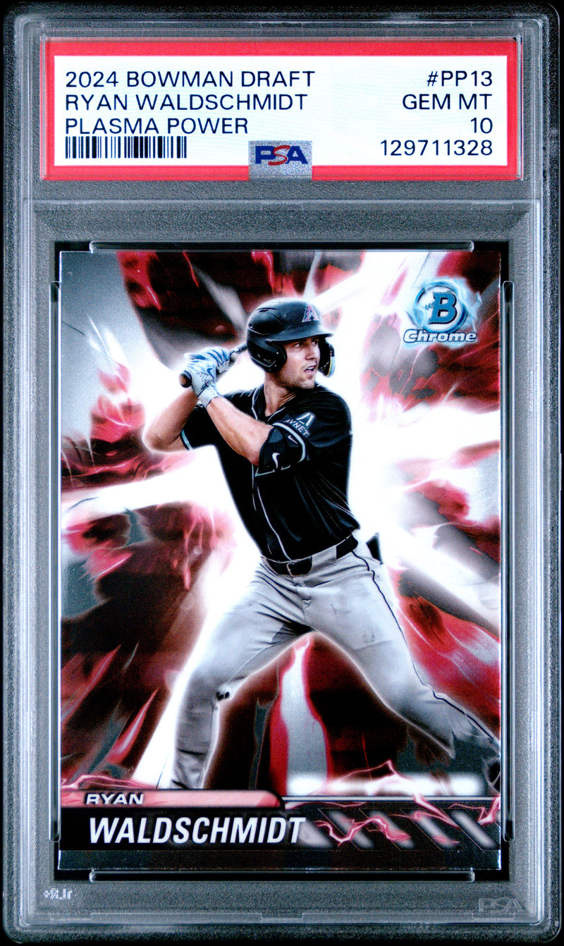 Ryan Waldschmidt #PP13 2024 Bowman Draft Plasma Power PSA 10