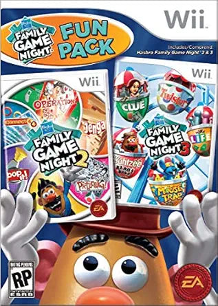 Family Game Night Fun Pack for Nintendo Wii