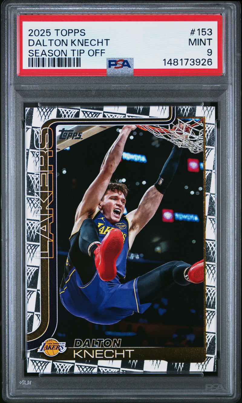 Dalton Knecht #153 2025 Topps PSA 9 Season Tip Off