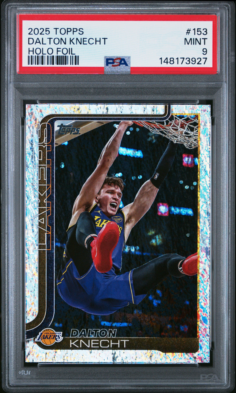 Dalton Knecht #153 2025 Topps PSA 9 Holo Foil