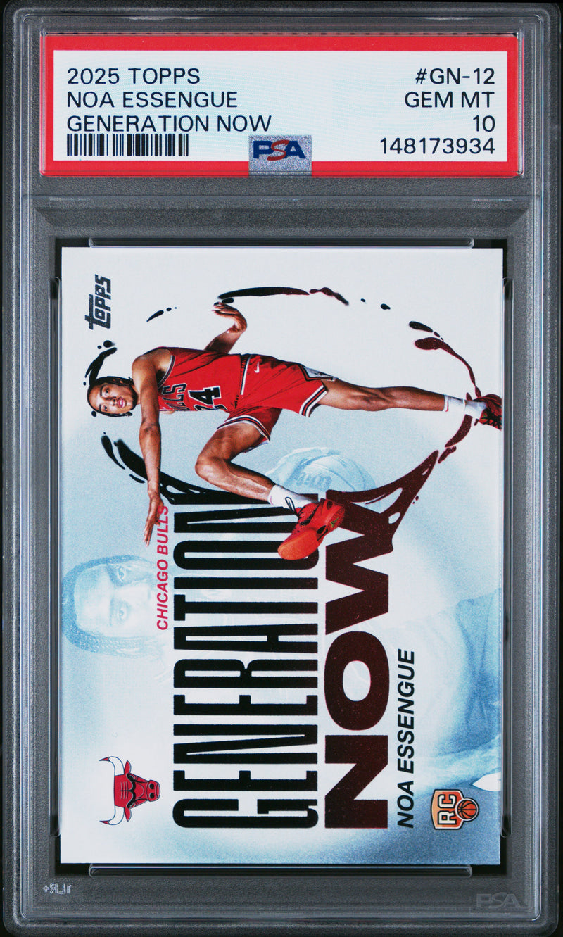 Noa Essengue #GN-12 2025 Topps Generation Now PSA 10