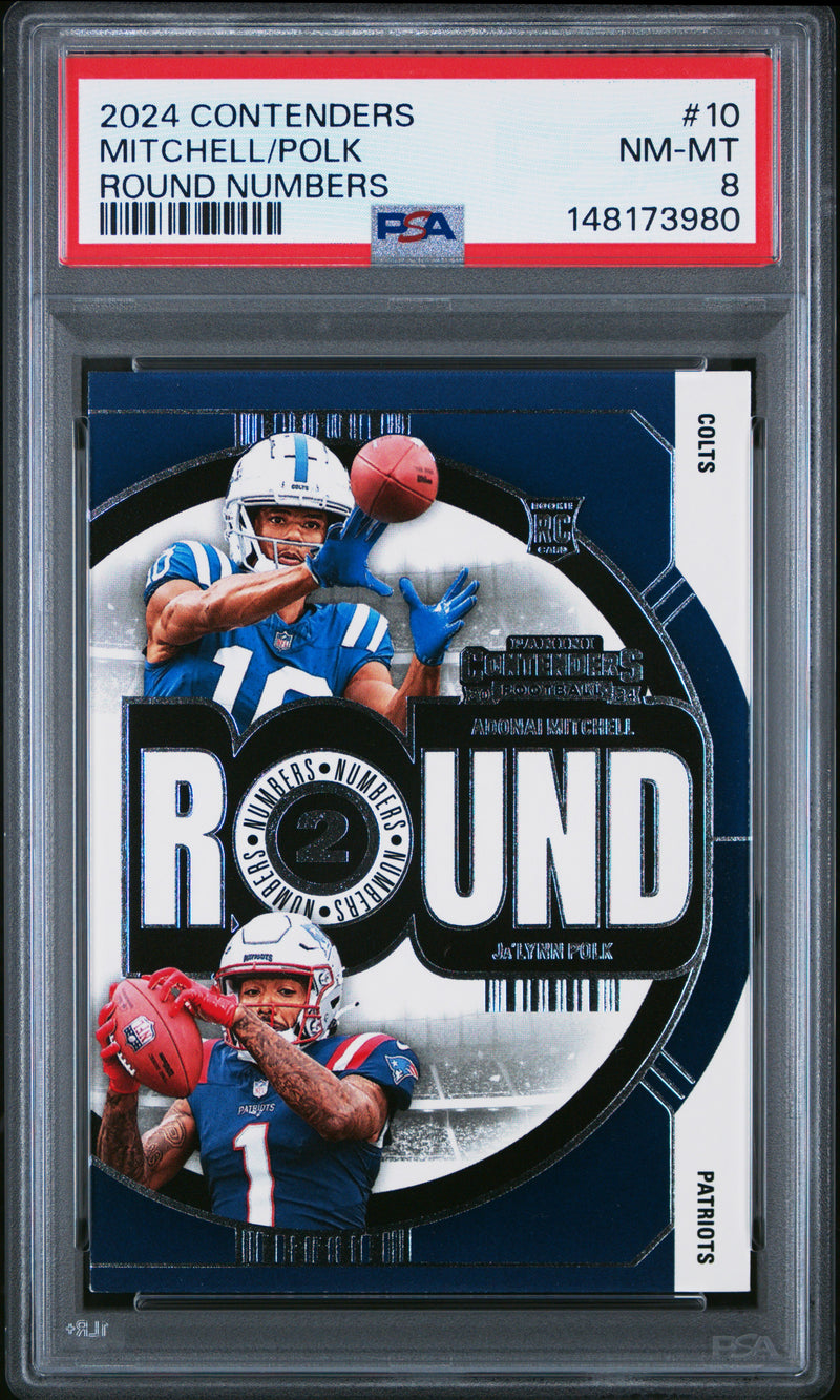 Mitchell/Polk #10 2024 Panini Contenders Round Numbers PSA 8