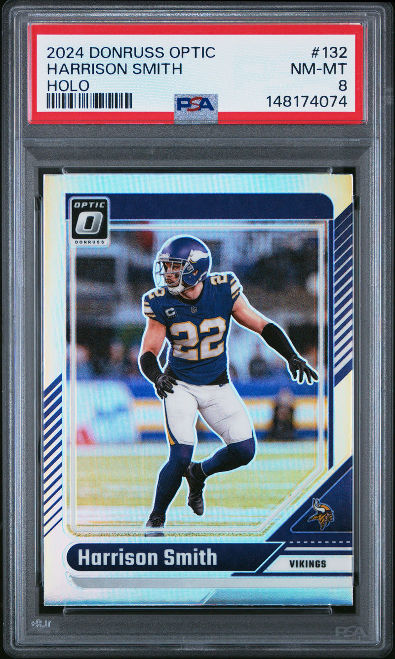 Harrison Smith #132 2024 Panini Donruss Optic PSA 8 Holo