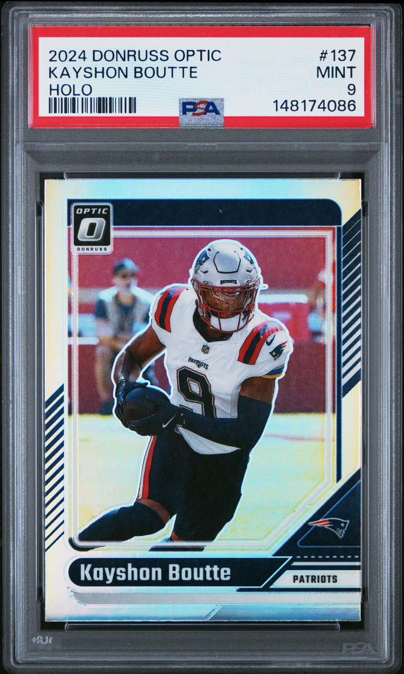 Kayshon Boutte #137 2024 Panini Donruss Optic PSA 9 Holo