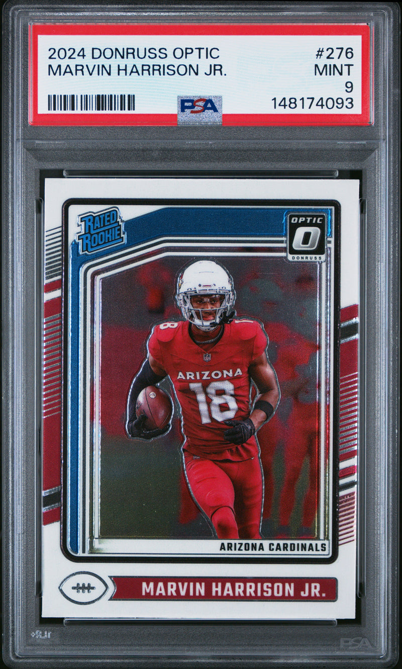 Marvin Harrison Jr. #276 2024 Panini Donruss Optic PSA 9