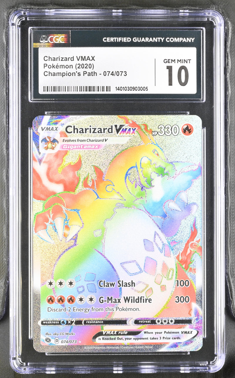 Charizard VMAX #074/073 2020 Champion's Path CGC 10