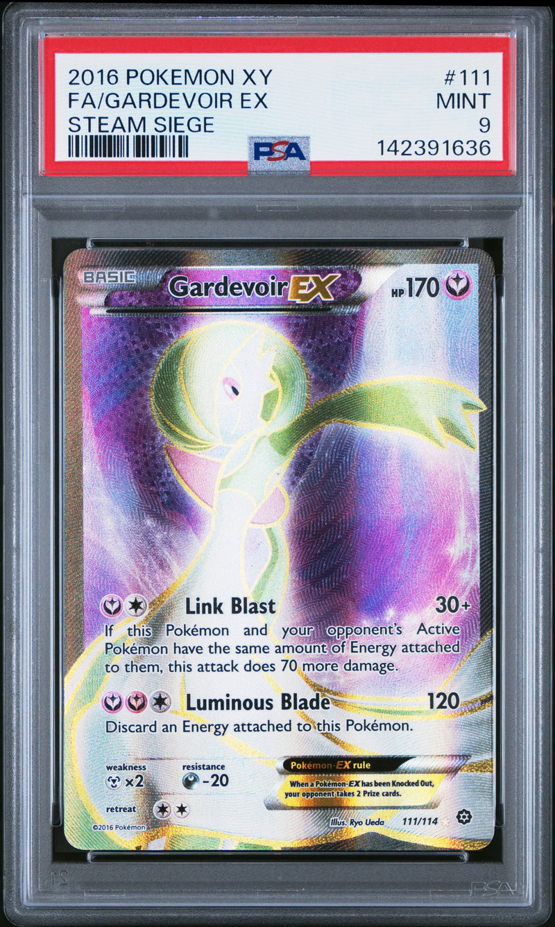 Gardevoir Ex #111 2016 Pokemon Xy Steam Siege PSA 9 Steam Siege