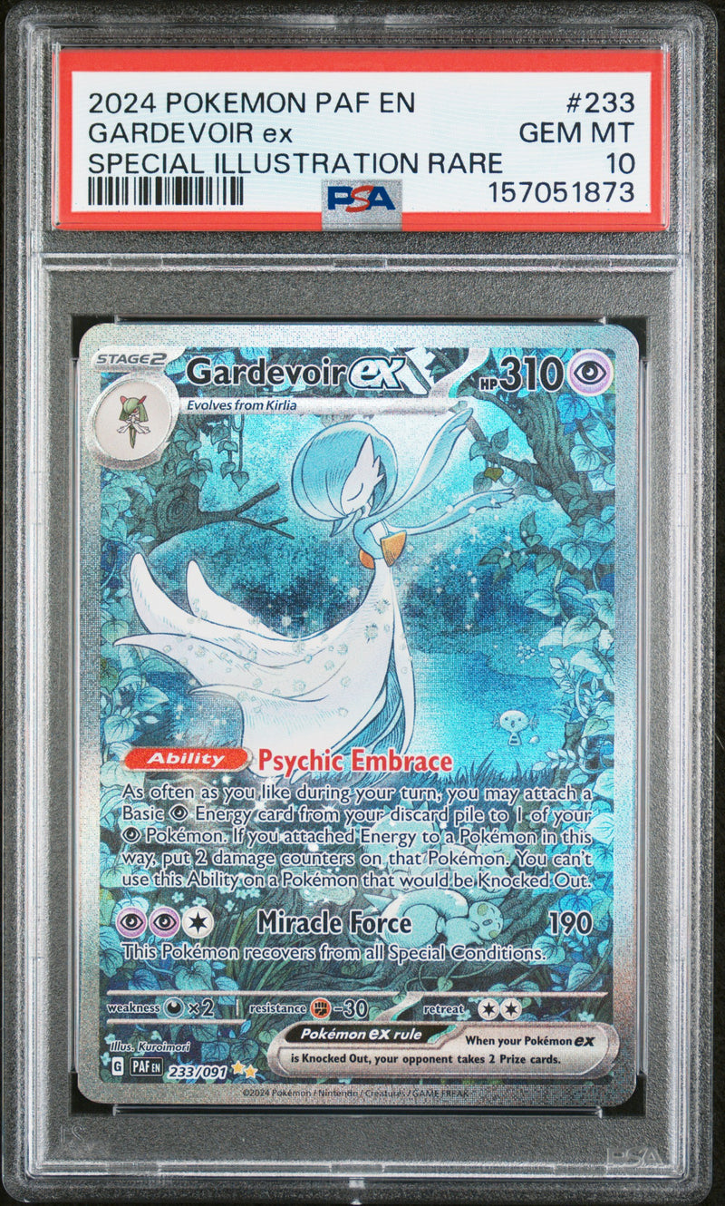Gardevoir Ex #233 2024 Pokemon Paf En-Paldean Fates PSA 10 SIR
