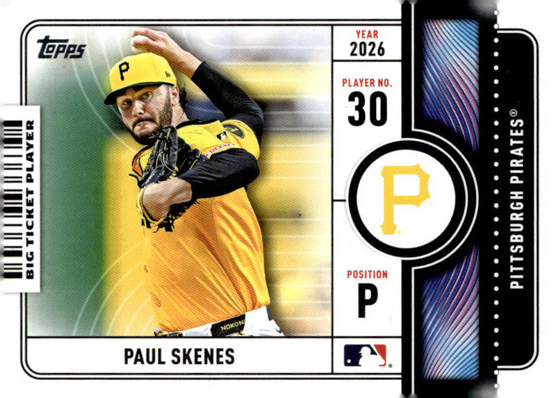 Paul Skenes #BTP-14 2026 Topps Big Ticket Players