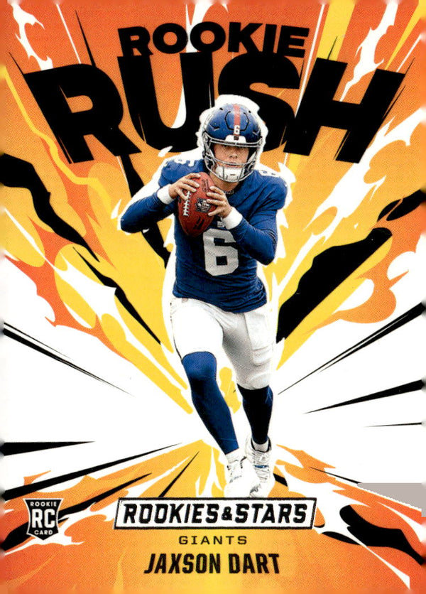 Jaxson Dart #6 2025 Panini Rookies & Stars Rookie Rush