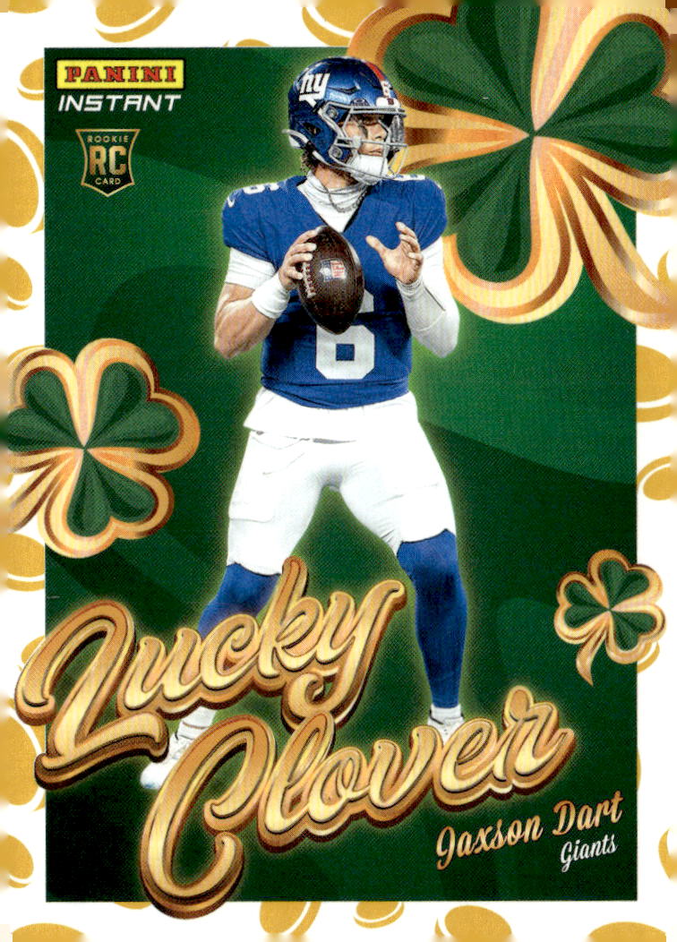 Jaxson Dart #14 2025 Panini Instant Lucky Clover Coins