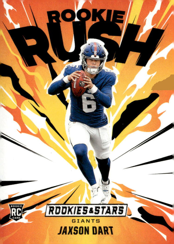 Jaxson Dart #6 2025 Panini Rookies & Stars Rookie Rush