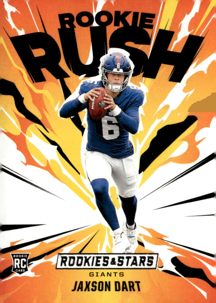 Jaxson Dart #6 2025 Panini Rookies & Stars Rookie Rush