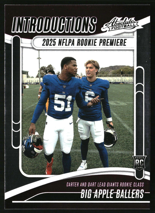 Big Apple Ballers #I-ACR 2025 Panini Absolute Introductions