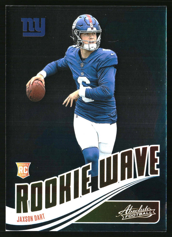 Jaxson Dart #RW-JDT 2025 Panini Absolute Rookie Wave