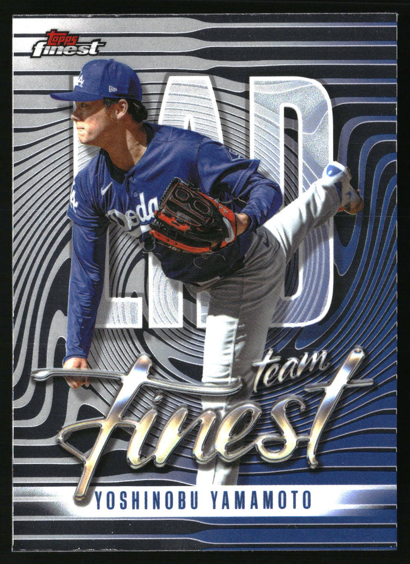 Yoshinobu Yamamoto #TF-3 2026 Finest Topps Team Finest