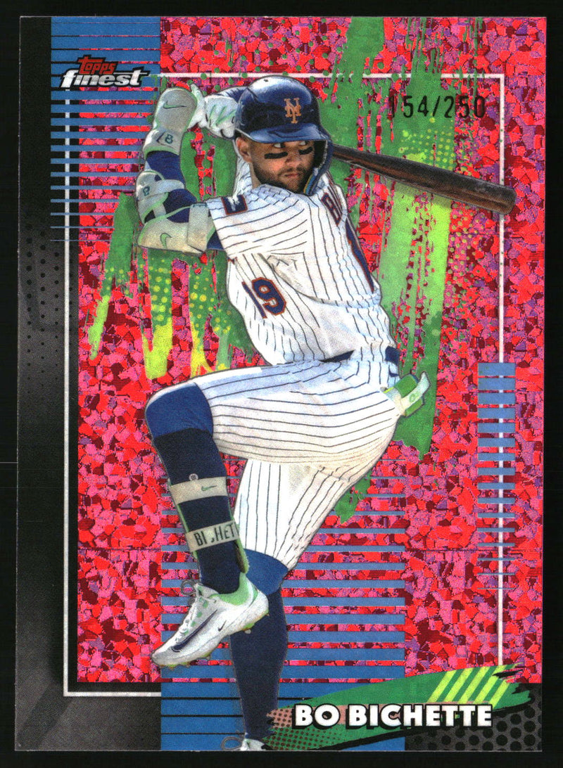 Bo Bichette #36 2026 Finest Pink Mini-Diamond Refractors /250
