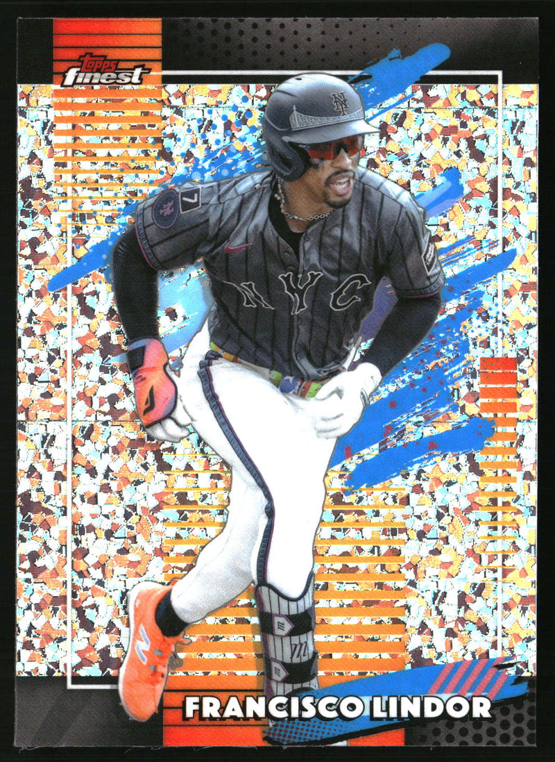 Francisco Lindor #159 2026 Finest Mini-Diamond Refractors