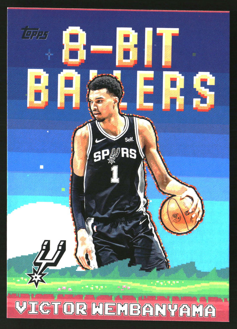 Victor Wembanyama #8B-4 2025-26 Topps 8-Bit Ballers