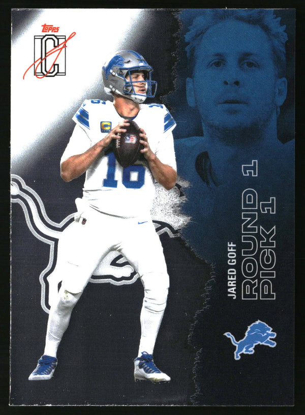 Jared Goff #58 2025 Topps Signature Class Chrome