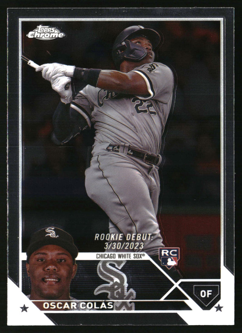 Oscar Colás #USC215 2023 Topps Chrome Update