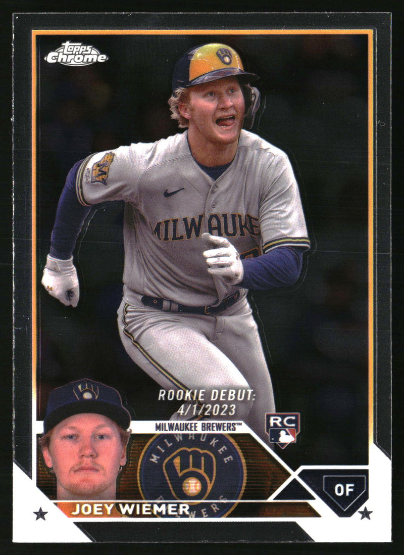 Joey Wiemer #USC87 2023 Topps Chrome Update
