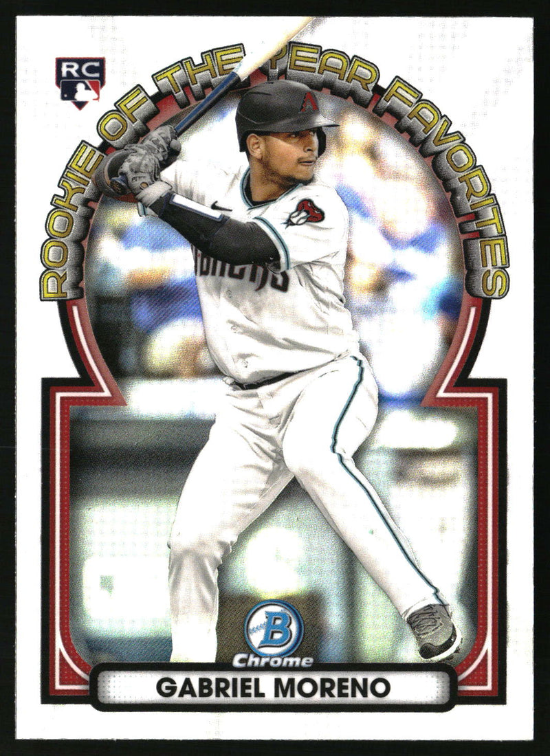 Gabriel Moreno #ROYF-11 2023 Bowman Rookie of the Year Favorites