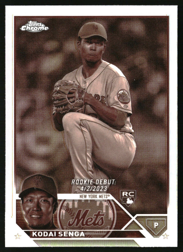 Kodai Senga #USC124 2023 Topps Chrome Update Sepia