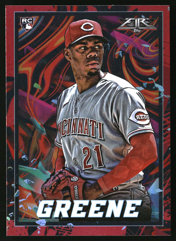 Hunter Greene #45 2022 Topps Fire Flame