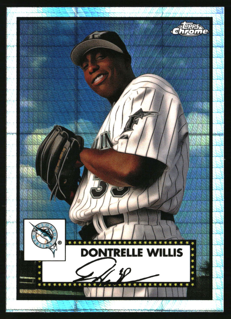 Dontrelle Willis #629 2021 Topps Chrome Platinum Anniversary Refractor