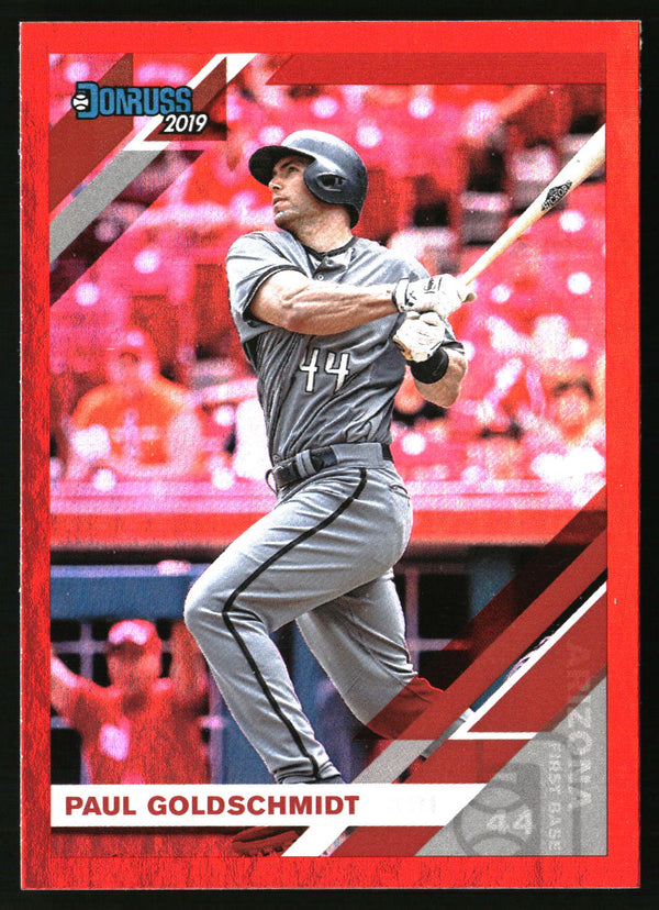 Paul Goldschmidt #152 2019 Donruss Holo Red