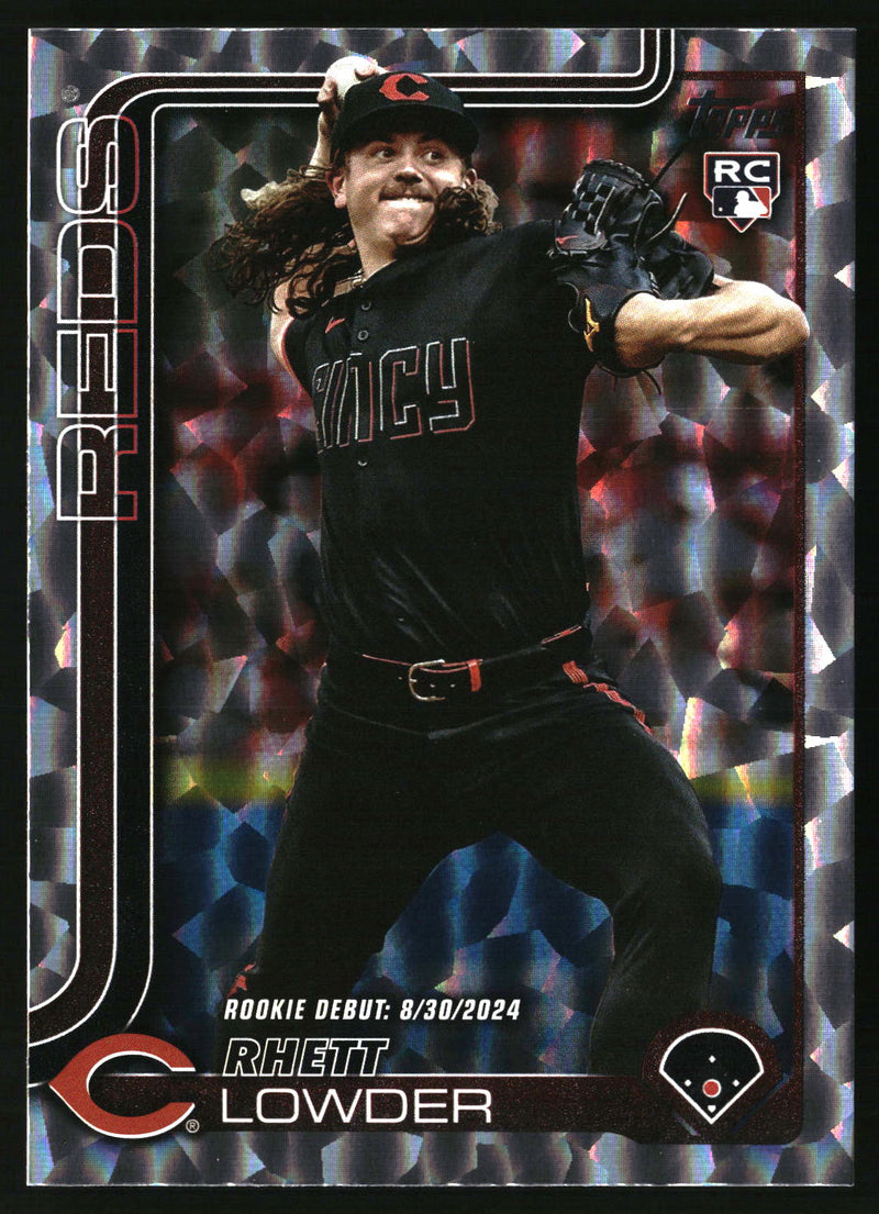 Rhett Lowder #US318 2025 Topps Update Silver Foilboard