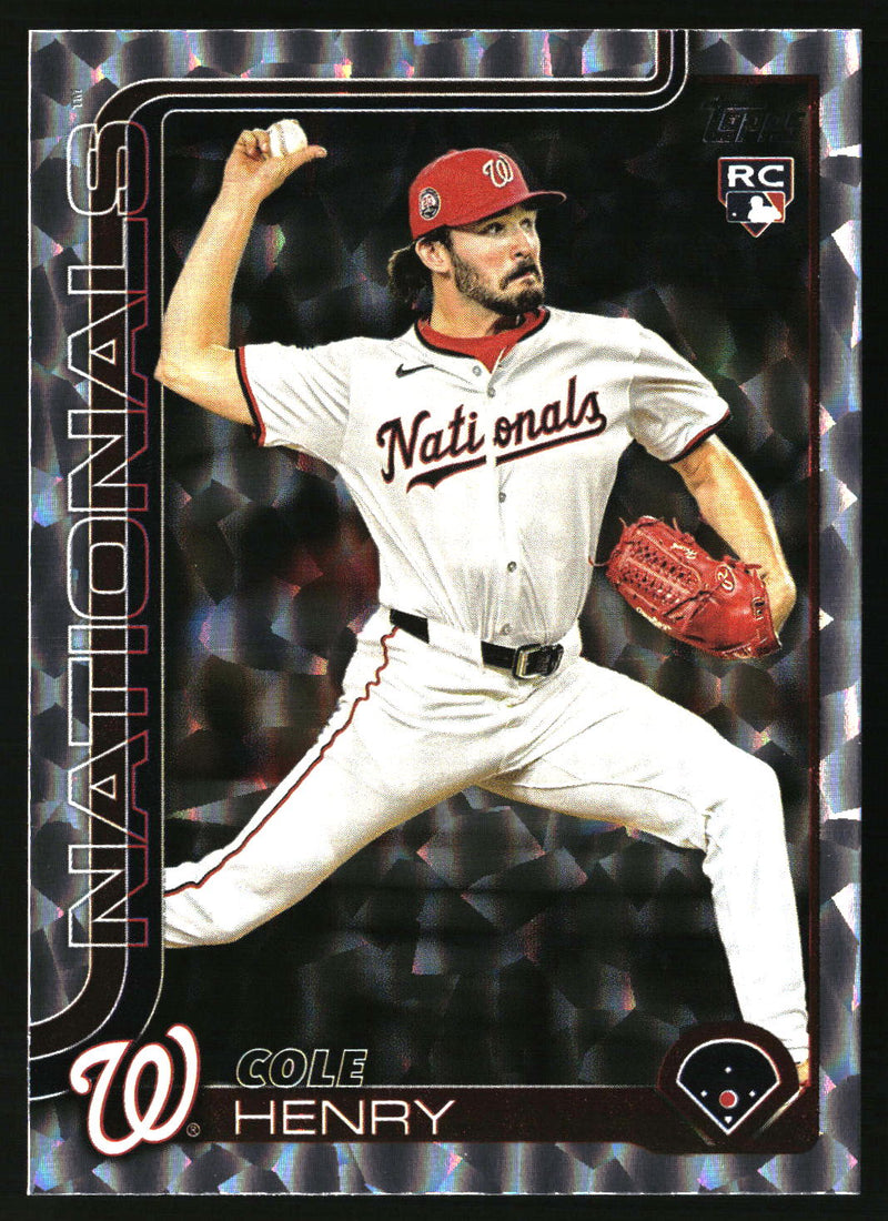 Cole Henry #US186 2025 Topps Update Silver Foilboard