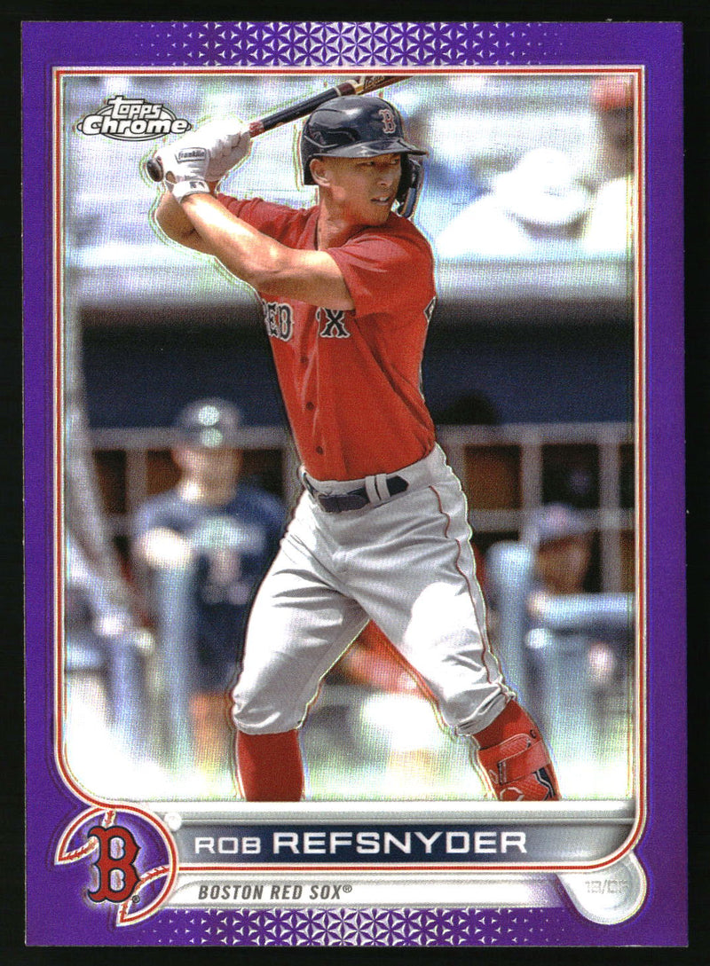 Rob Refsnyder #USC29 2022 Topps Chrome Update Purple Refractor