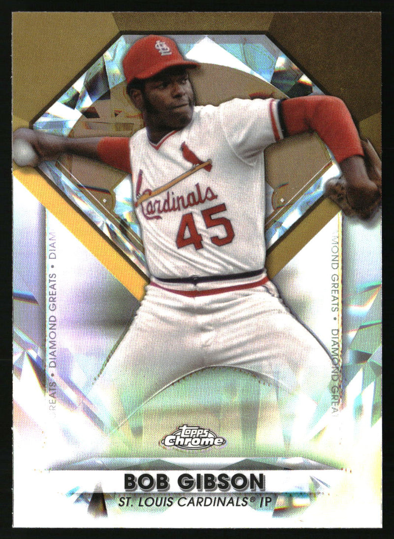 Bob Gibson #DGC-50 2022 Topps Chrome Update Diamond Greats Die Cuts