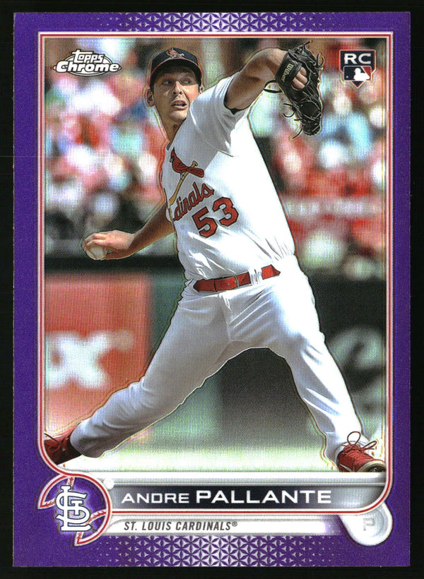 Andre Pallante #USC107 2022 Topps Chrome Update Purple Refractor