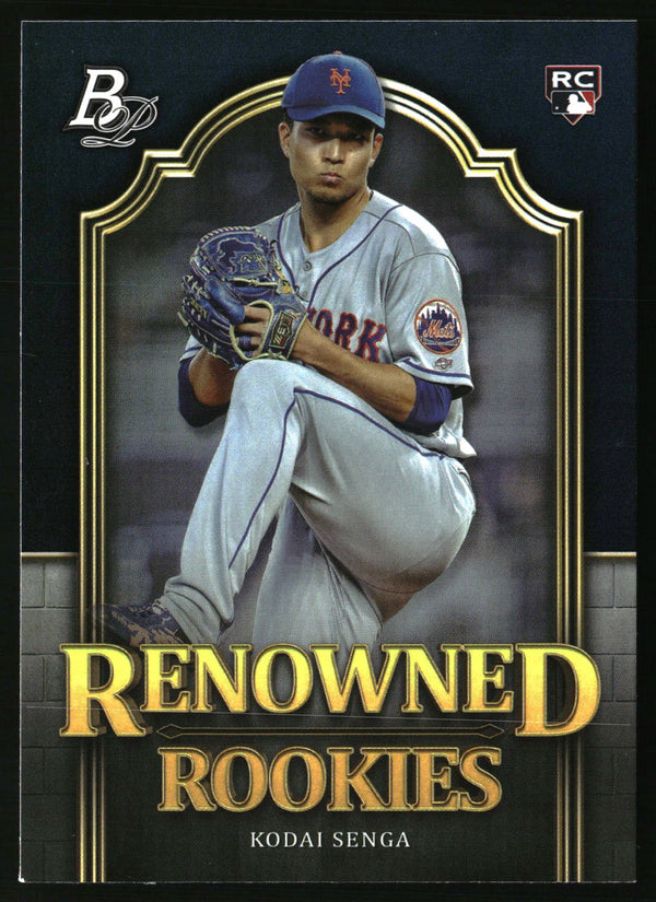 Kodai Senga #RR-18 2023 Bowman Platinum Renowned Rookies