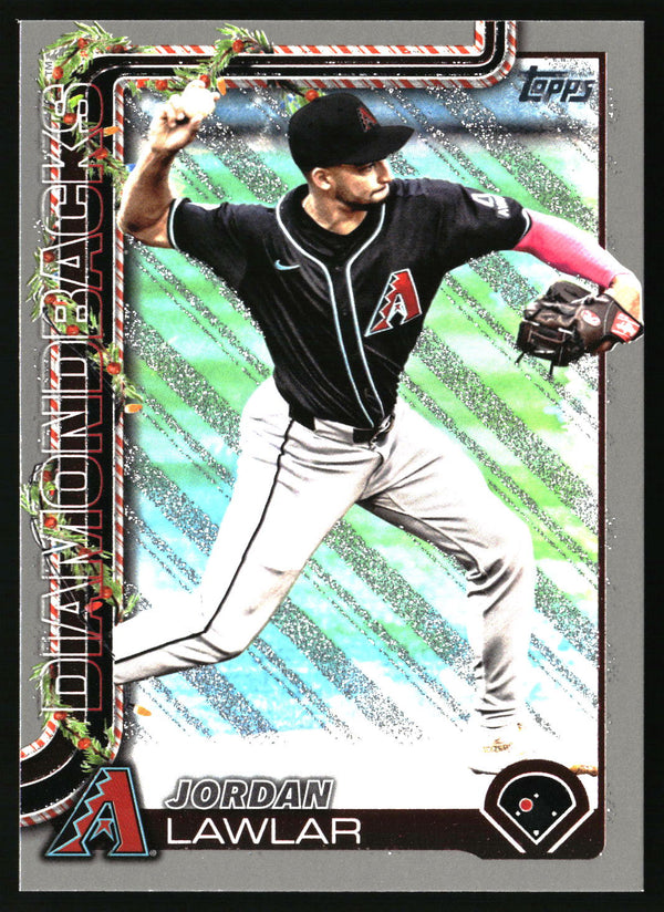 Jordan Lawlar #H141 2025 Topps Holiday Silver Glitter Holiday
