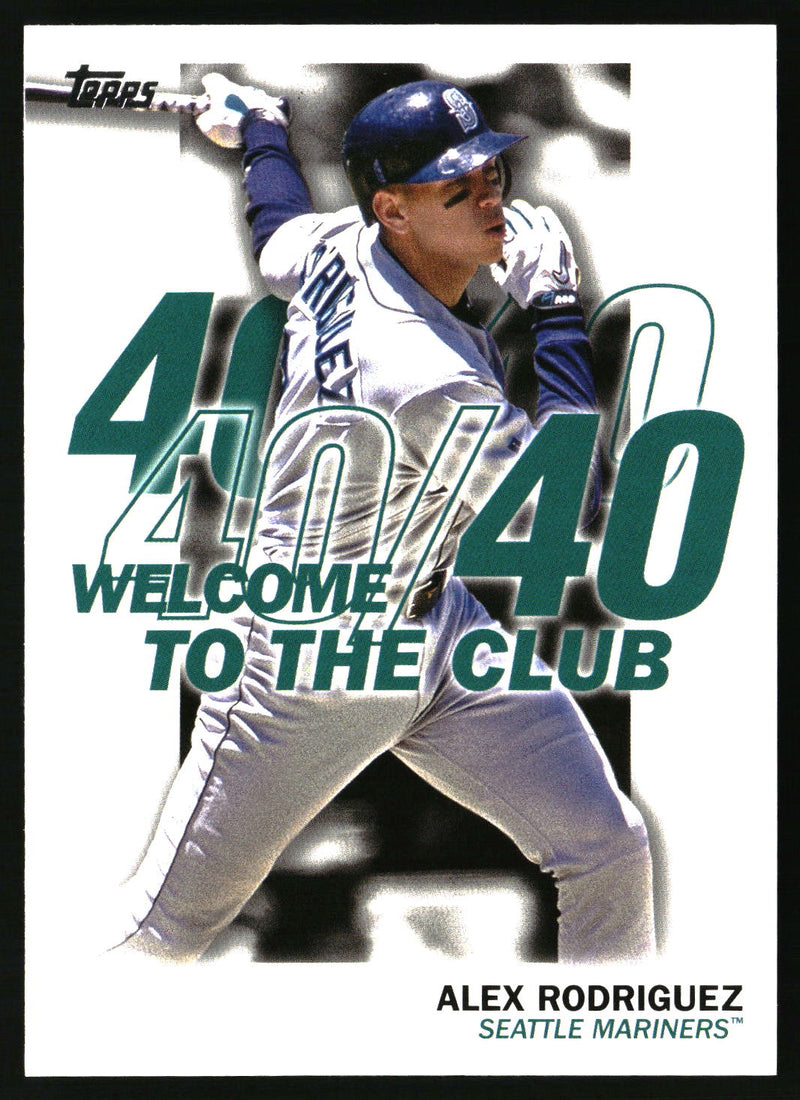 Alex Rodriguez #WC-4 2023 Topps Welcome to the Club