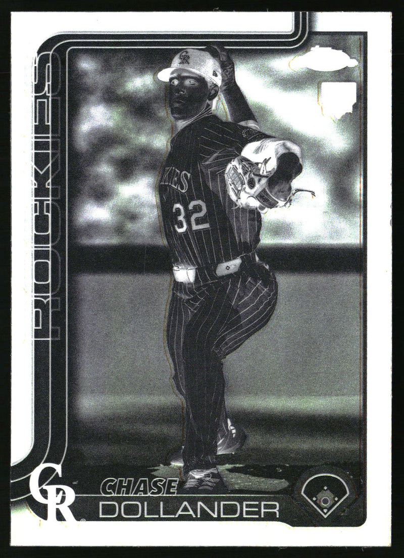 Chase Dollander #USC18 2025 Topps Chrome Update Negative Refractors