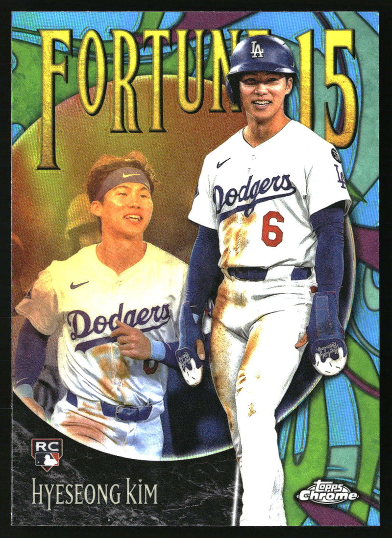 Hyeseong Kim #F15-14 2025 Topps Chrome Update Fortune 15