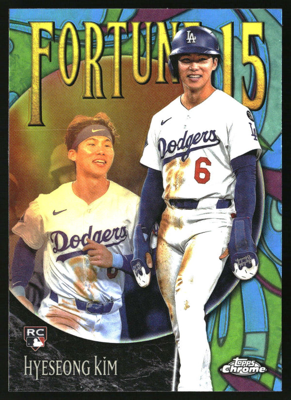 Hyeseong Kim #F15-14 2025 Topps Chrome Update Fortune 15