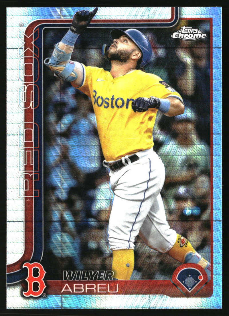 Wilyer Abreu #USC118 2025 Topps Chrome Update Prism Refractors