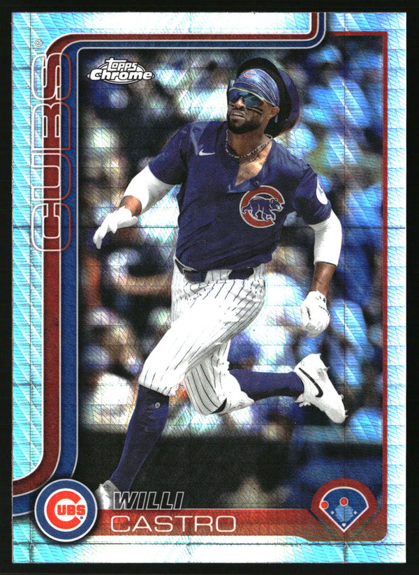 Willi Castro #USC67 2025 Topps Chrome Update Prism Refractors