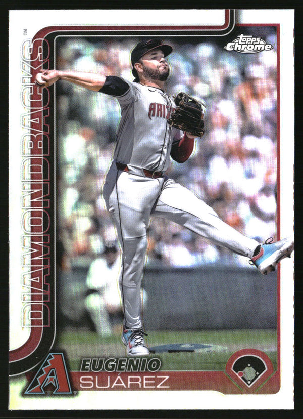 Eugenio Suárez #48 2025 Topps Chrome Refractors